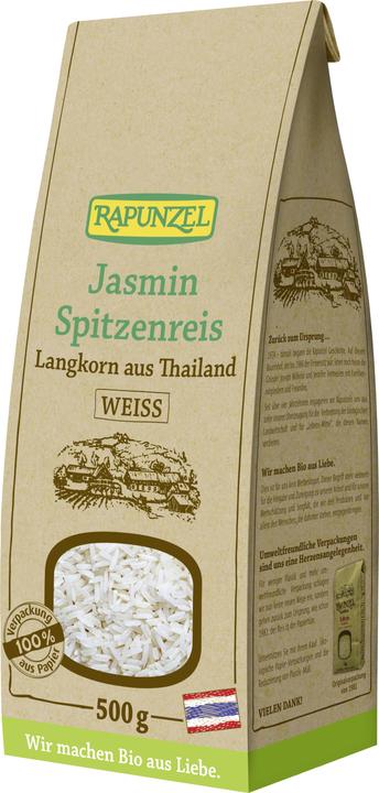 Produktbild Rapunzel Jasmin Spitzenreis Langkorn Weiss Bio (500 g)