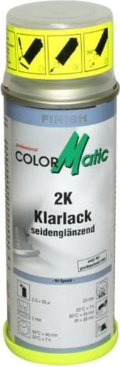Actual product image Dupli-Color colormatic 2k clear lacquer silk gloss 200ml