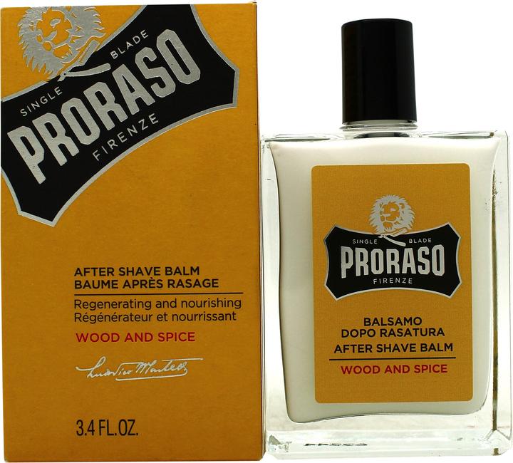 Proraso Wood & Spice (Aftershave Balsam, 100 ml)