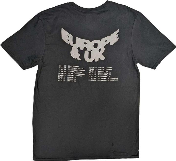 Actual product image Post Malone Unisex Adult 2023 Tour Dates Logo T-Shirt (M)