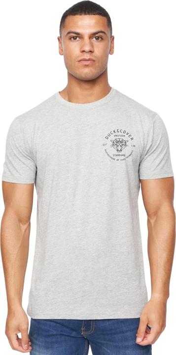 Actual product image Duck and Cover Mens Klapstar Assorted Designs T-Shirt (Pack of 5) (S)