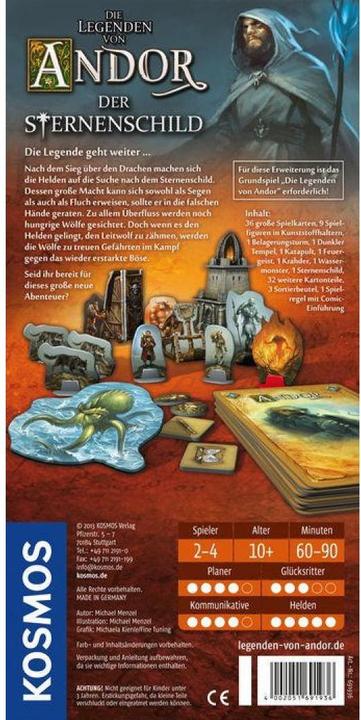 Immagine prodotto Kosmos Le leggende di Andor: Lo Scudo Stellare - Estensione (Tedesco)