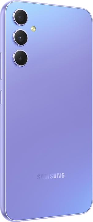 Actual product image Samsung Galaxy A34 5G (128 GB, Awesome Violet, 6.60", Dual SIM, 48 Mpx, 5G)
