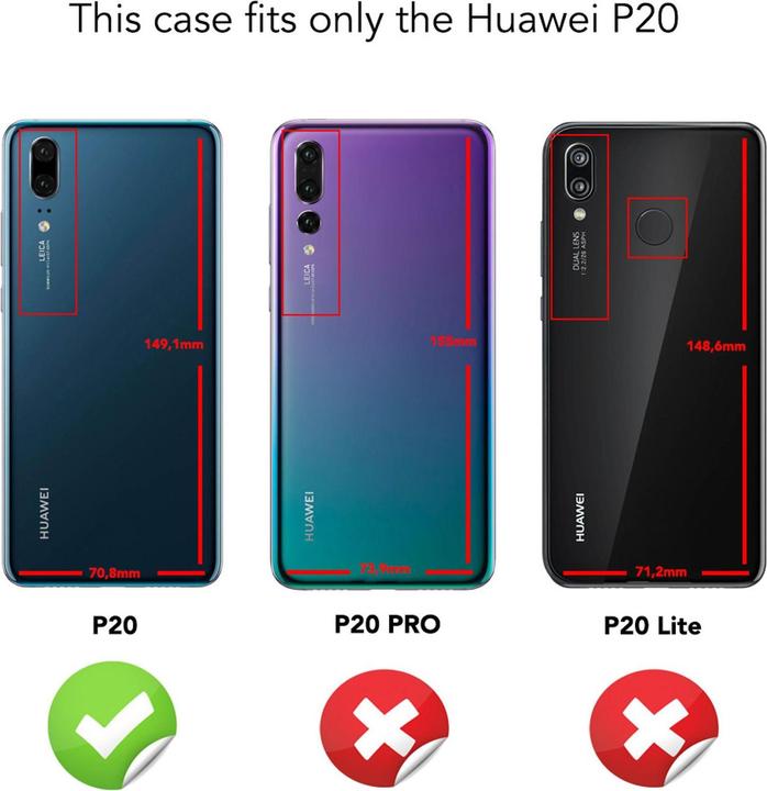 Image du produit Nalia housse pour téléphone portable (Huawei P20)