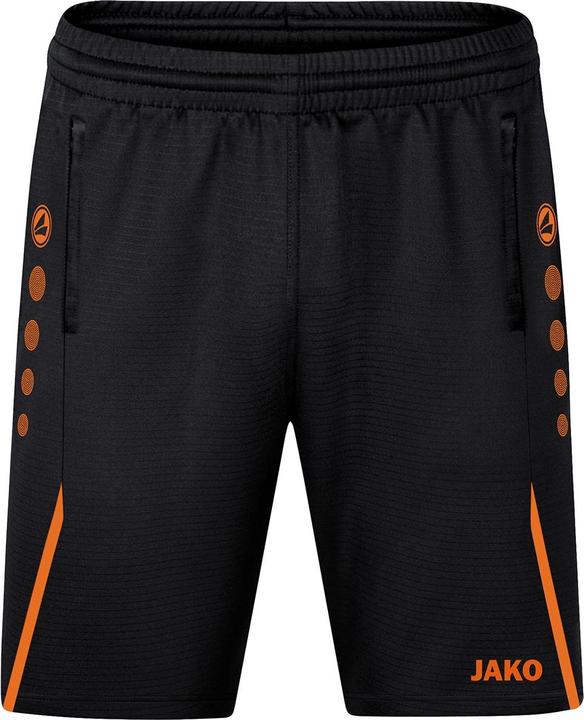 Fluorescent Orange, Black