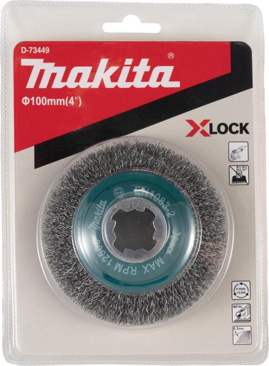 Produktbild Makita Kegelbürste 100 mm Metall X-LOCK (46)