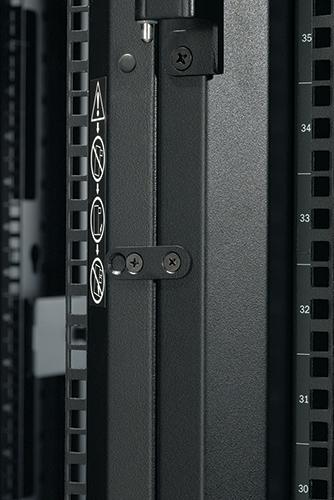 Actual product image APC NetShelter SX - Cabinet - Black - 48U - 48.3 cm (19") (48 RU, 19 inch rack)