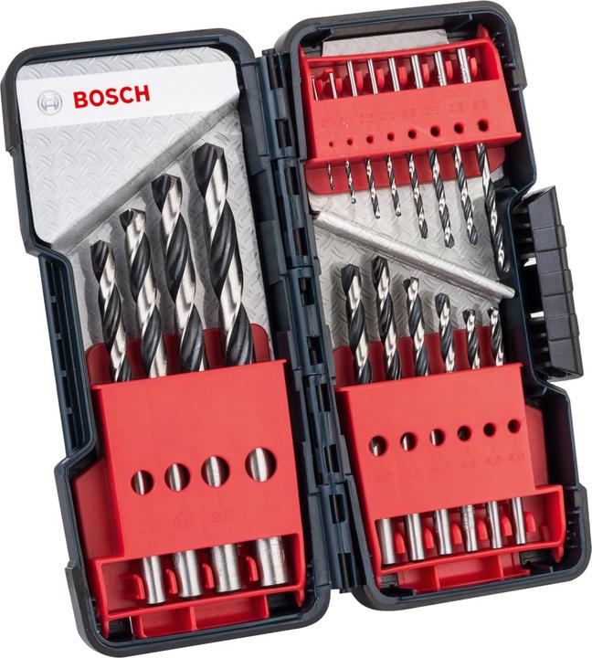 Produktbild Bosch Professional Zubehör HSS-Spiralbohrer-Set, PointTeQ, 18-tlg., ToughBox, 1–10 mm (1 mm, 1.5 mm, 3.5 mm, 4 mm, 4.5 mm, 7 mm, 8 mm, 9 mm, 2 mm, 2.5 mm, 3 mm, 10 mm, 5 mm, 5.5 mm, 6 mm)