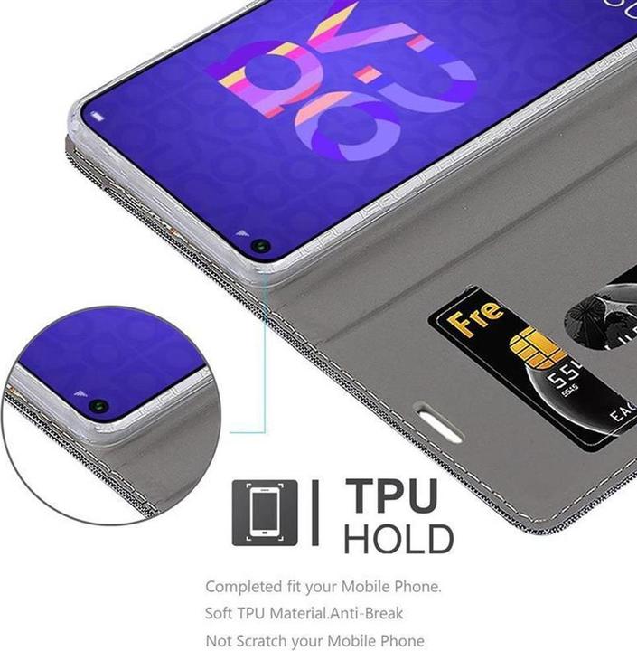 Produktbild Cadorabo Book Jeans Optik Cover (Huawei Nova 5, Huawei Nova 5 Pro)