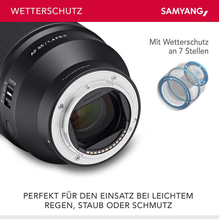 Image du produit Samyang AF 85mm f/1.4 FE II Sony E (Sony E, Plein format)