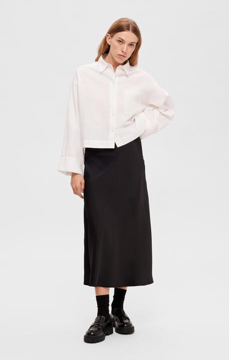 Actual product image Selected Femme Satin Midi Skirt (40)