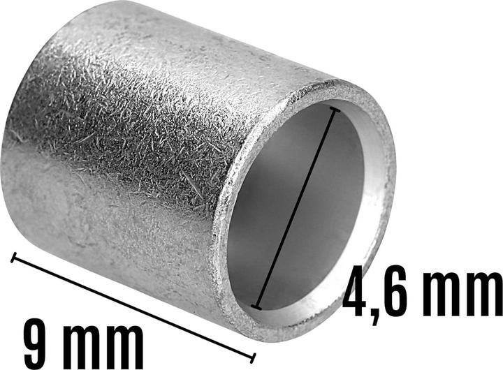 Produktbild Kalitec 10 Stück L2-P Parallelverbinder 10mm² I Verbinder unisoliert I Quetschverbinder blank I Kabe