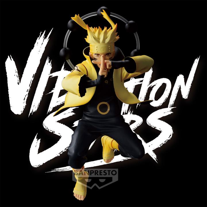 Actual product image Banpresto Naruto Shippuden - Vibration Stars - Naruto Uzumaki V Statue 14cm