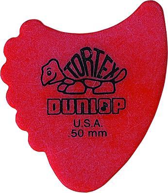 Actual product image Dunlop Tortex Fin Red - 0.50 (0.50 mm)