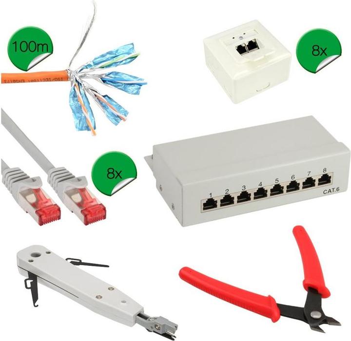 Actual product image InLine Cat.6 Network Installation Kit - Storage Installation Kit