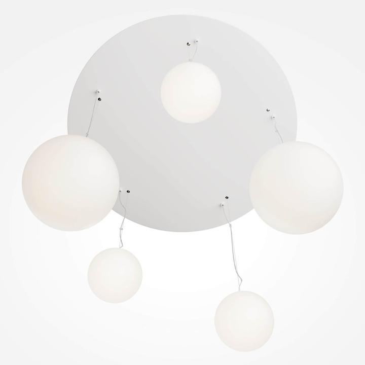 Actual product image Maytoni Basic form pendant light, pendant light 5x E27 white, matt (E27)