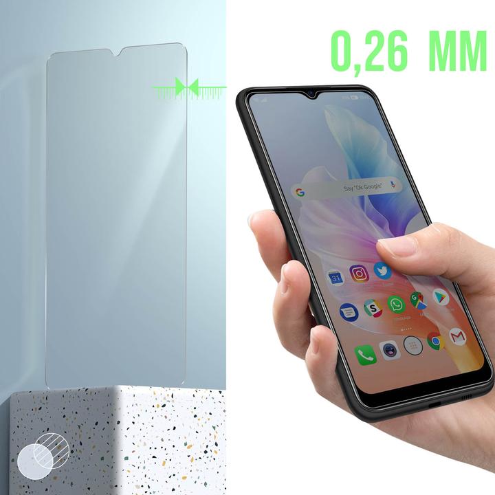 Produktbild Avizar 9H Härtegrad Glas-Displayschutzfolie (1 Stück, Doogee X98)