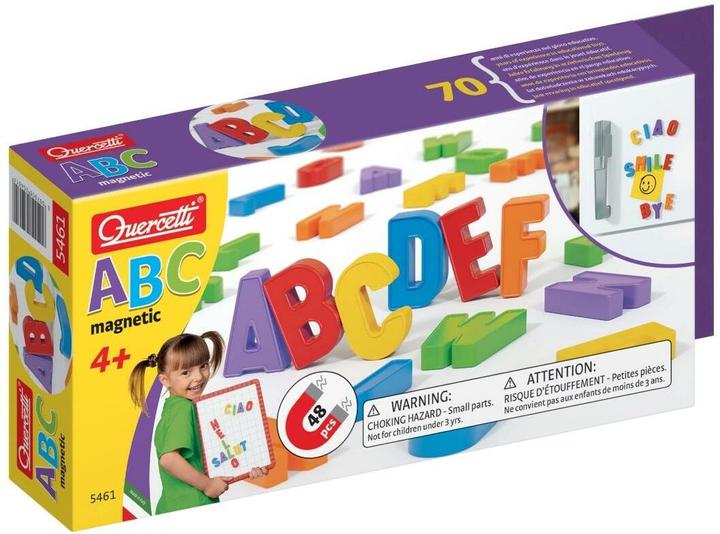 Actual product image Quercetti Magnetic letters (48 x)