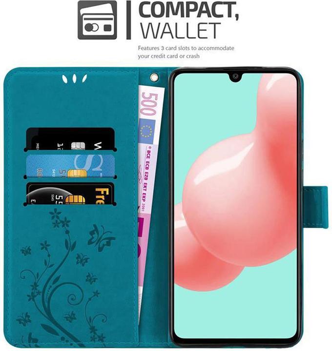 Actual product image Cadorabo Flower Book Cover (Samsung Galaxy A41)