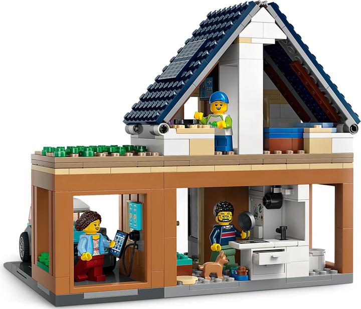 Actual product image LEGO Family home with electric car (60398, LEGO City)