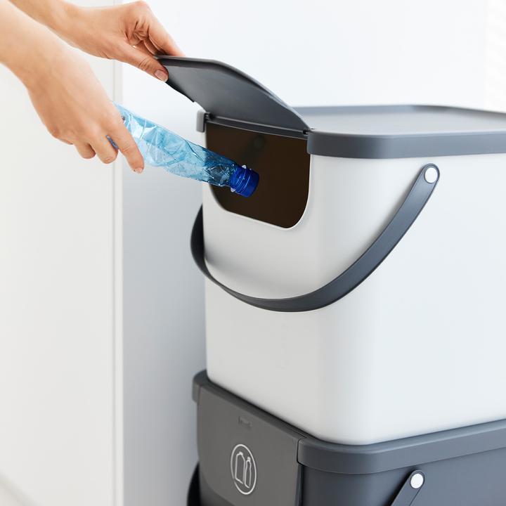 Produktbild Rotho Mülltonne Albula 40L weiss (40 l)