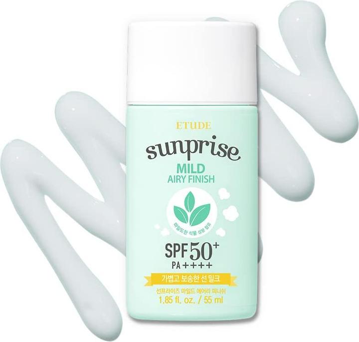 Image du produit Etude House Sunprise Mild Airy Finish (Lait solaire, SPF 50, 55 ml)