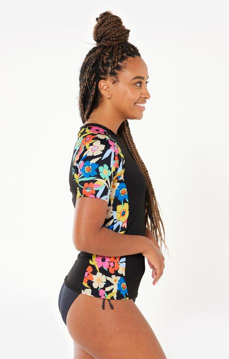 Image du produit Olaian T-shirt anti uv surf manches courtes Femme - Kanika noir (L)