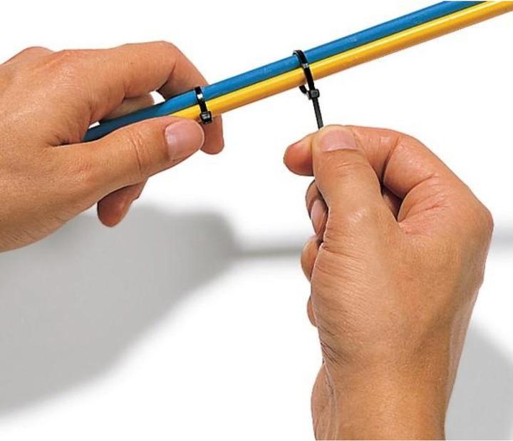 Produktbild Techly 306356 Nylon cable ties 10 (100 mm, 100 Stk.)