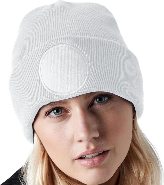 Actual product image Beechfield Unisex Circular Patch Cuffed Beanie
