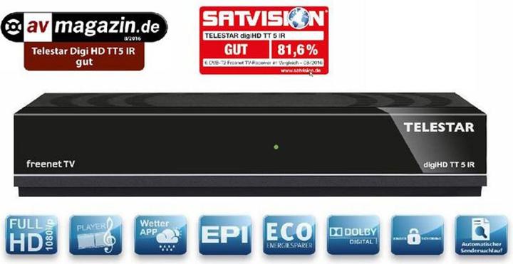 Actual product image Telestar -DIGITAL digiHD TT 5 IR (DVB-T2)