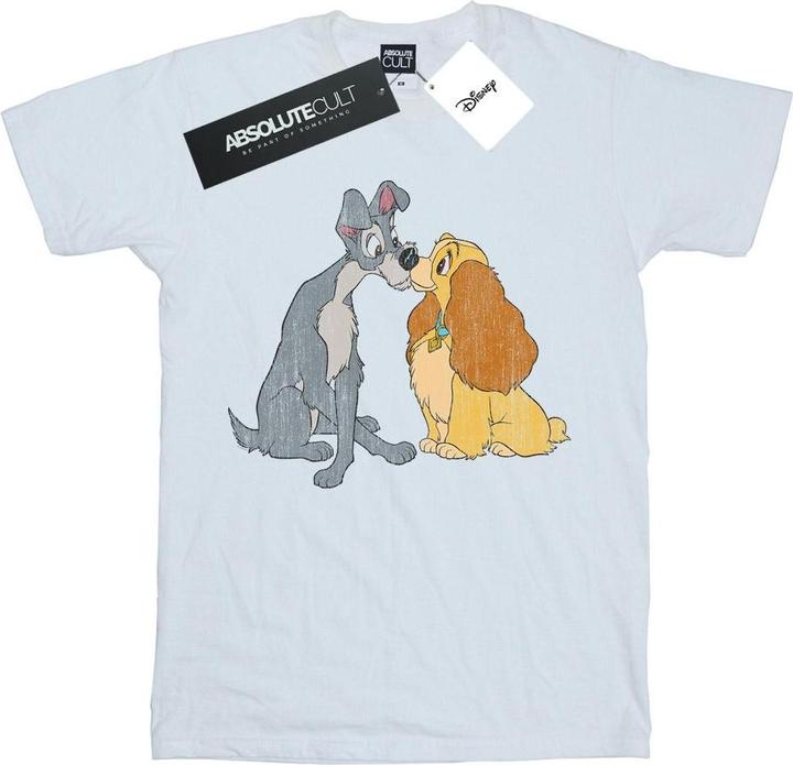 Image du produit Disney - T-shirt LADY AND THE TRAMP DISTRESSED KISS - Femme (M)