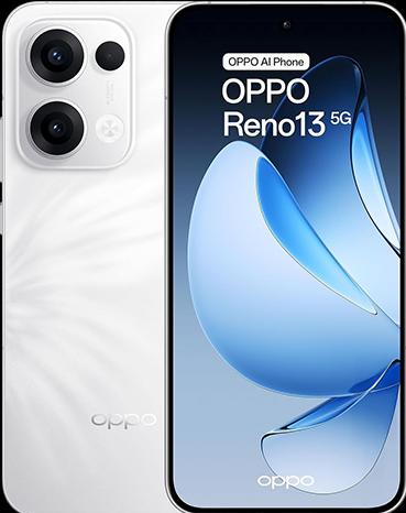 Productafbeelding OPPO Reno 13 5G 12/256 GB Baltas (256 GB, Pluim Wit, 5G)