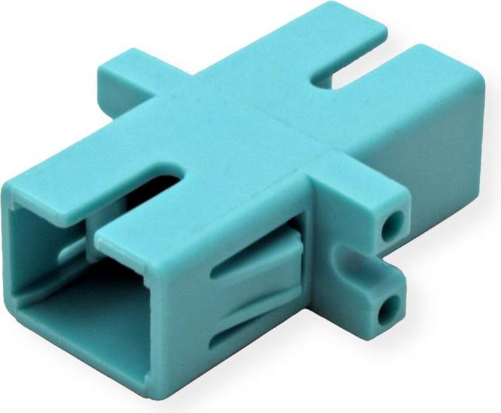 Produktbild Roline LWL-Adapter SC Simplex, Multimode PB (S/UTP, CAT6, 0.11 m)