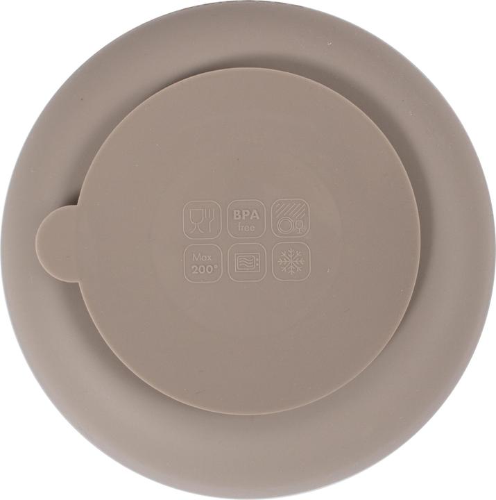Produktbild Filibabba Silikonteller 2er-Pack - Warm Grey