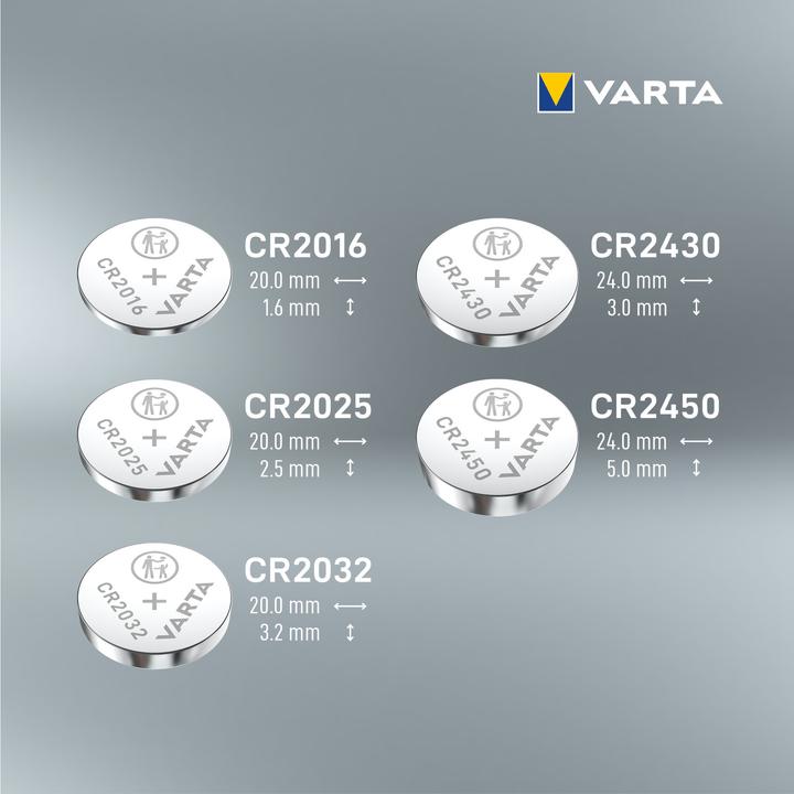 Actual product image Varta Button cell CR2450 (4 pcs., CR2450, 570 mAh)