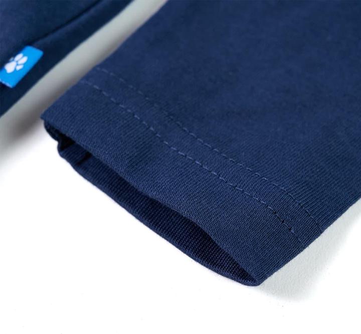Immagine prodotto VidaXL Camicia da bambino a maniche lunghe blu navy 104,Materiale: 100 (104)