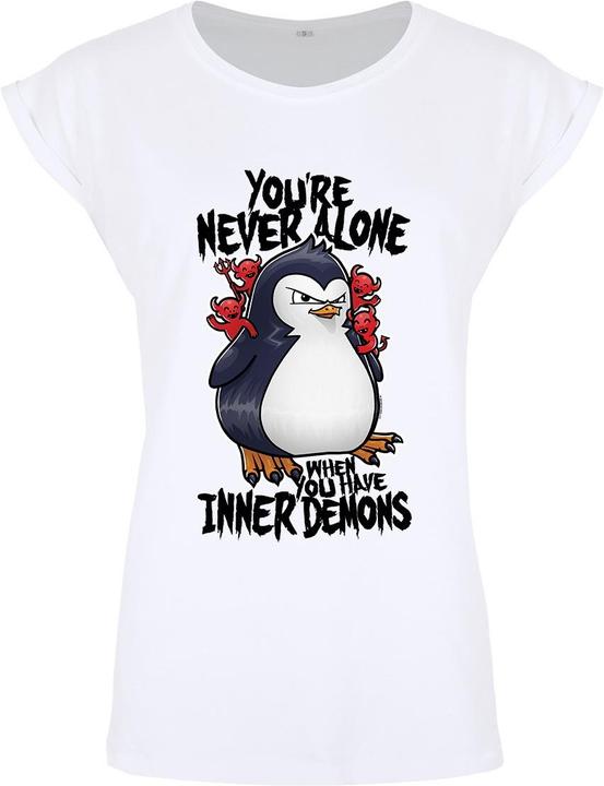 Psycho Penguin You're Never Alone When You Have Inner Demons TShirt (XL)