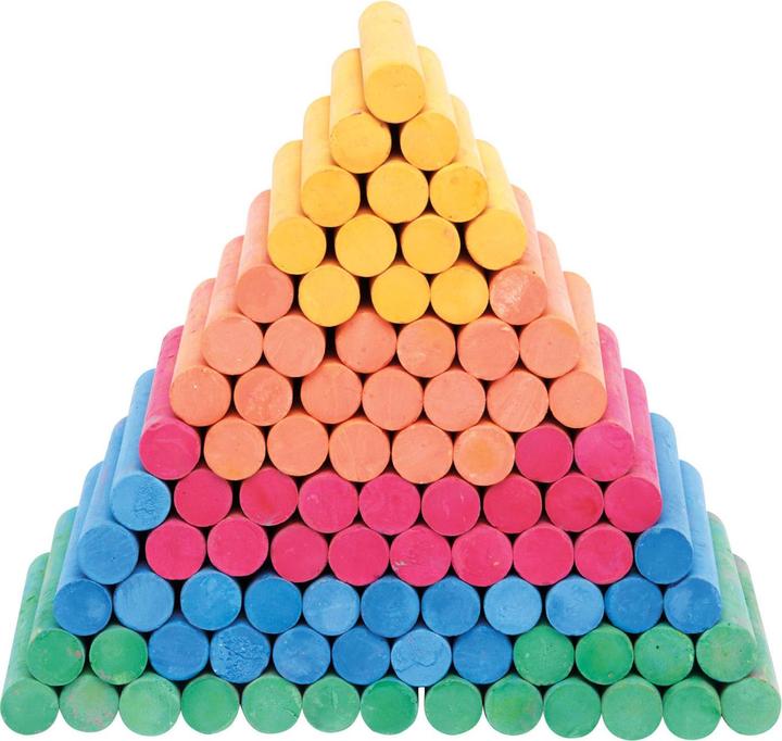 Image du produit Colorations - Craie colorée sans poussière, 100 pcs. (Multicolore, 100 x)