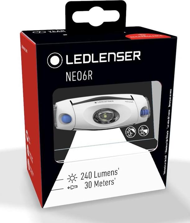 Immagine prodotto Ledlenser NEO6R Blu, Grigio, Bianco Faretto ad archetto LED (240 lm)