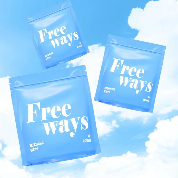Actual product image Freeways Breathing Strips nose plasters 30 pieces