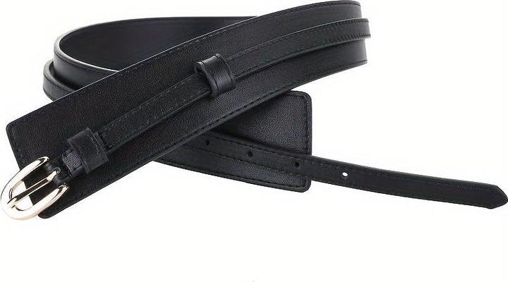 Produktbild Only-Bags.Store Schicker breiter Gürtel aus echtem Kunstleder - vielseitig einsetzbar für Casual, Formales und