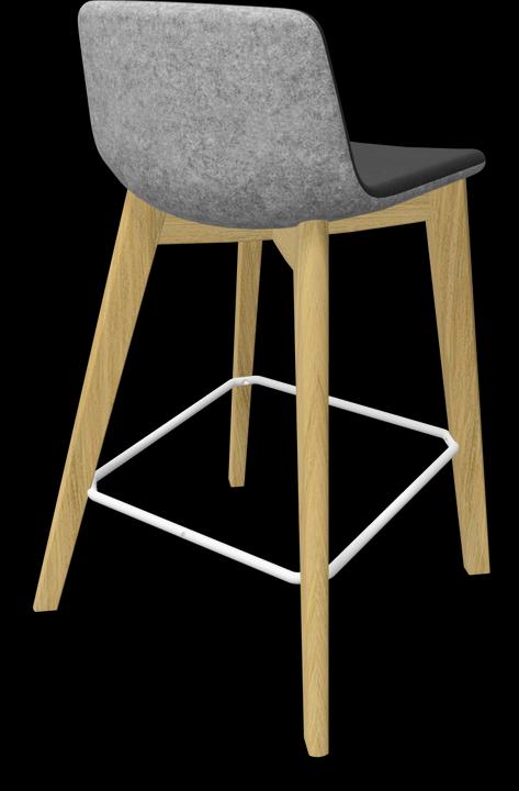 Actual product image Narbutas Twist & Sit Bar Stool