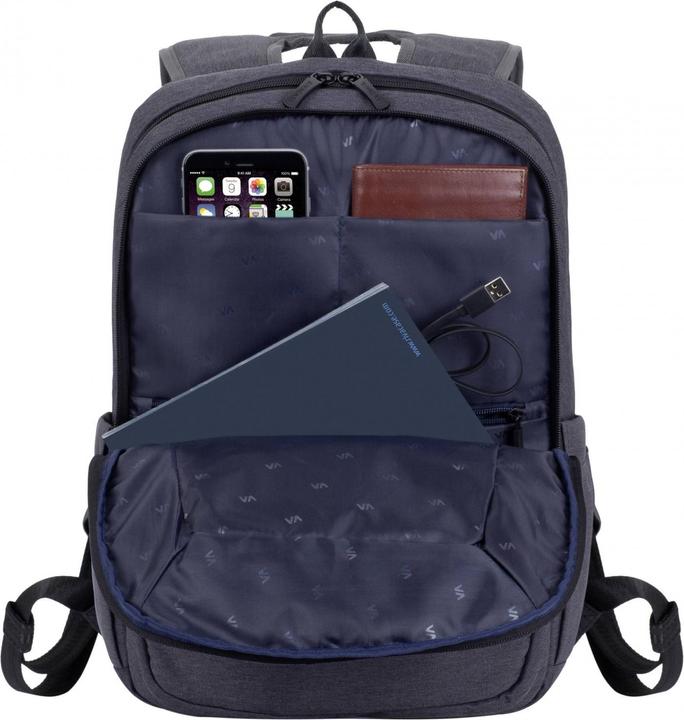 Actual product image Rivacase SUZUKA 7760 backpack for laptops up to 15.6 inches (black) (18 l)