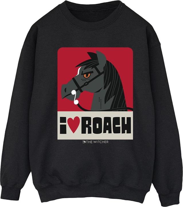 Actual product image Netflix Womens/Ladies The Witcher I Heart Roach Sweatshirt (M)