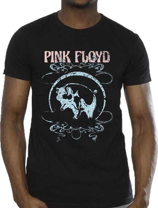 Actual product image Pink Floyd Mens Pig Swirls T-Shirt (3XL)