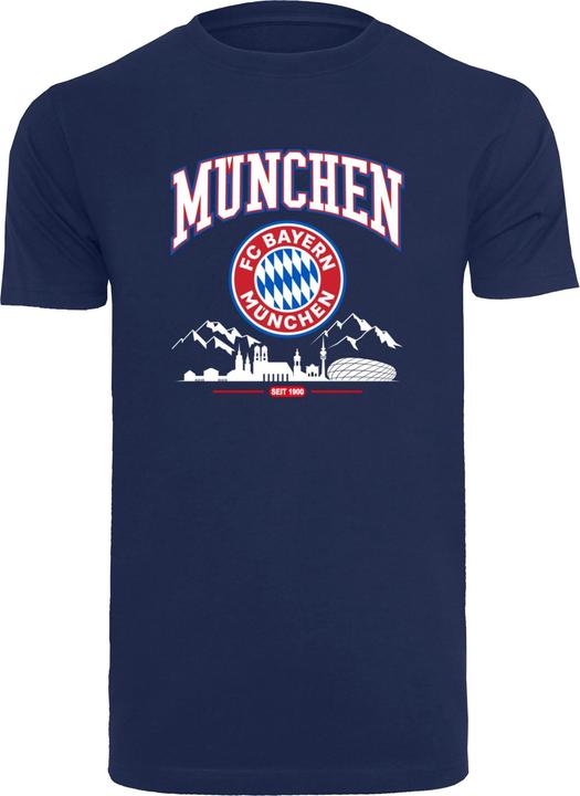 FC Bayern München FC Bayern Skyline grey T-Shirt Round Neck - 115513 (L)