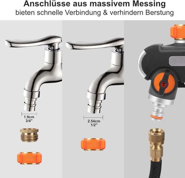 Produktbild Hermex 2-Wege-Wasserverteiler (2 Wege Verteiler, 19.05 mm)