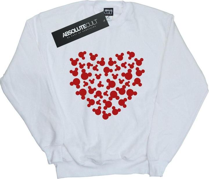 Produktbild Disney Mickey Mouse Heart Silhouette Sweatshirt Mädchen (152, 158)