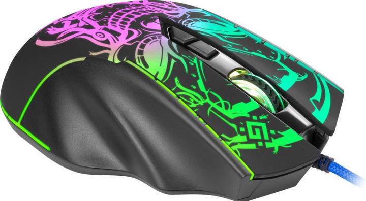Immagine prodotto Defender Mouse ottico da gioco, cablato GM-928 BULLETSTORM 7200dpi 7P retroilluminato (Cablato)