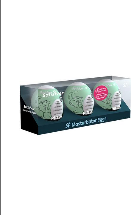 Image du produit Satisfyer Masturbator Egg Set - Riffle - 3 pcs